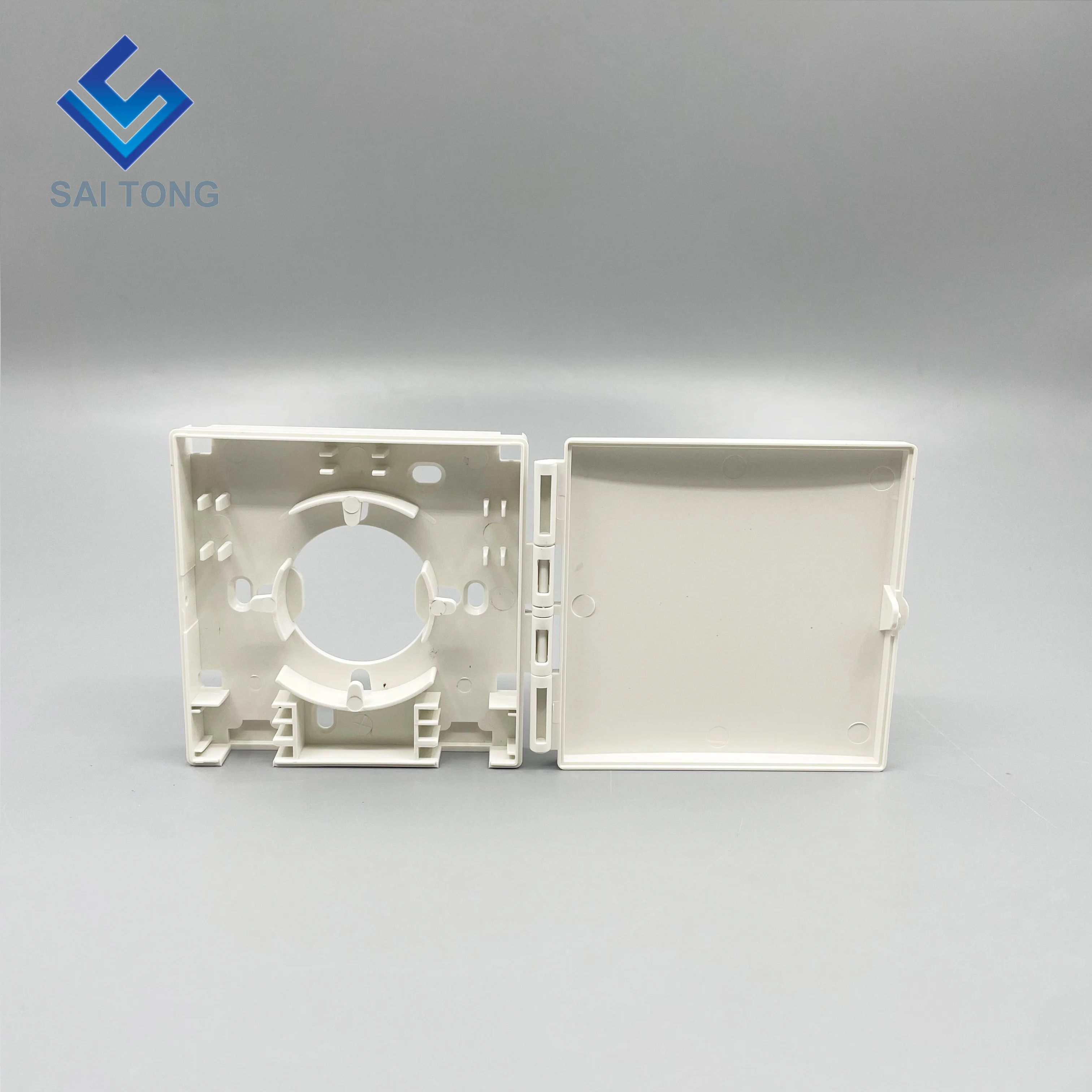 Hot Sale 2 Ports Fiber Optical Rosette Optical Faceplate Fibre Terminal Box With SC LC Duplex Adapter