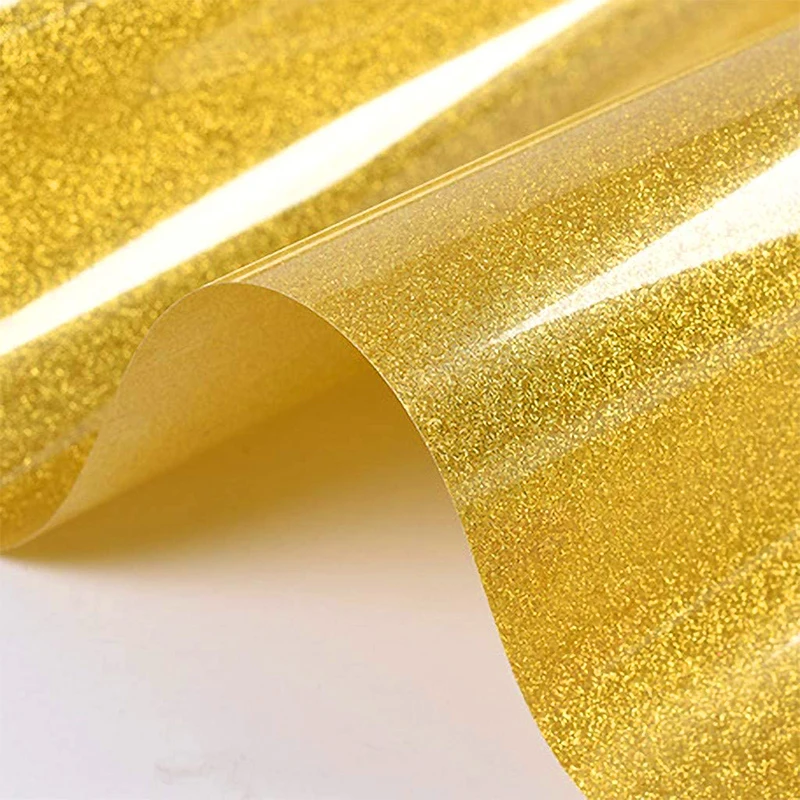 Wholesale HTV Free Sample T shirts Various Color Glitter Heat Transfer Vinyl for Clothing