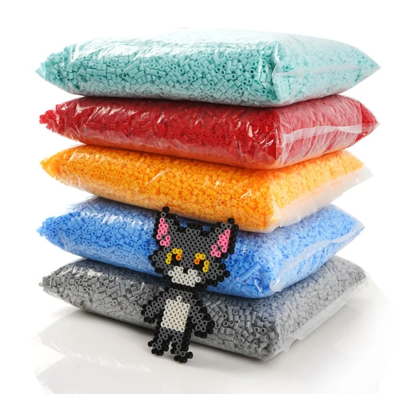 hot sell 225 Colors Midi Artkal Fuse Beads Diy Educational Toys Perler Per KG 5mm Ironing BeadsS-1kg