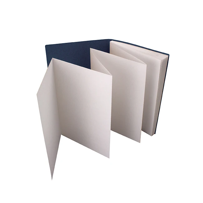 Plain style 4colors Japan accordion-style A5 school notebook