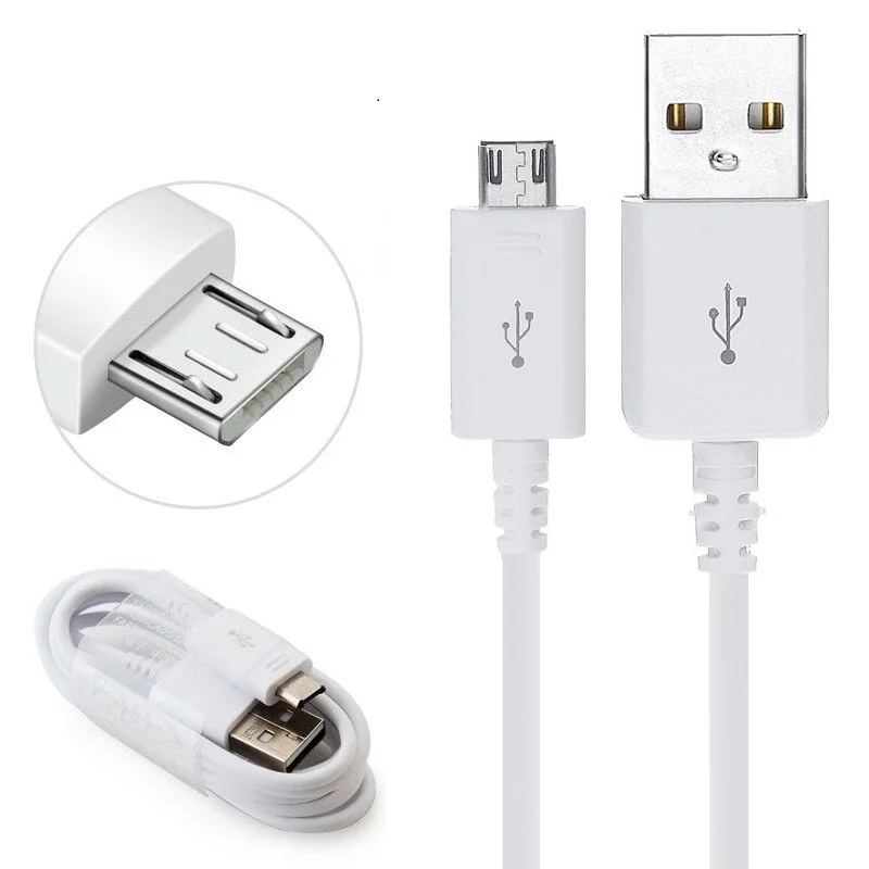 Быстрая зарядка кабели для передачи данных Оригинальный OEM Micro USB V8 Android мобильный телефон кабель Samsung S6 S7 Note4 S4 S3 1 2 M 4FT зарядное
