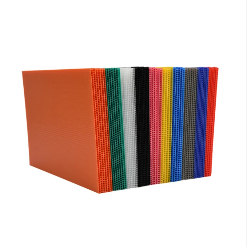 Polypropylene Sheet Corrugated Plastic Pp Board Correx Hollow 4Mm Antistatic Cellular Extruded Copolymer Pure