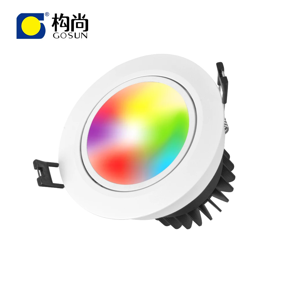  Встраиваемый светодиодный потолочный светильник TUYA RGB 8-20 Вт RGBW для отеля дома