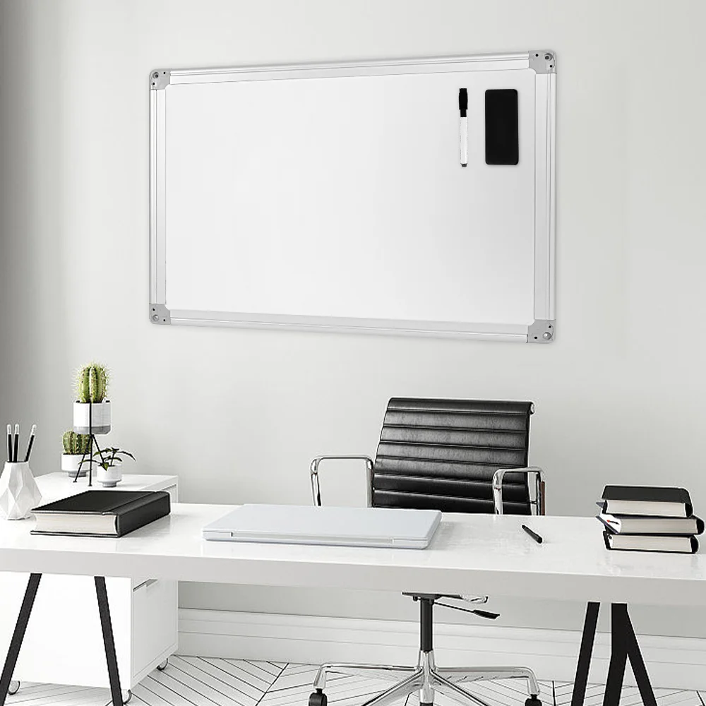 Size Customizable Calendar Tempered Glass Acrylic Dry Erase White Board Magnetic Whiteboard For Conference E Learning Room