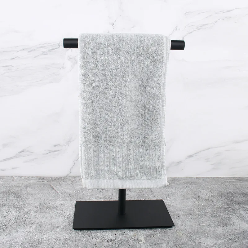 Bathroom Vanity Countertop Hand and Hanging Towel Rack Standing Design Freestanding Stainless Steel Iron Fashion Heater Modern