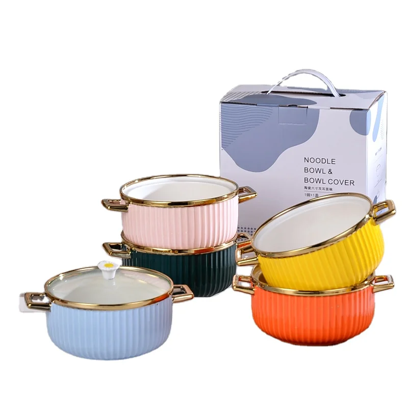 Hot sale home steak plate fish plate creative soup bowl ceramic tableware