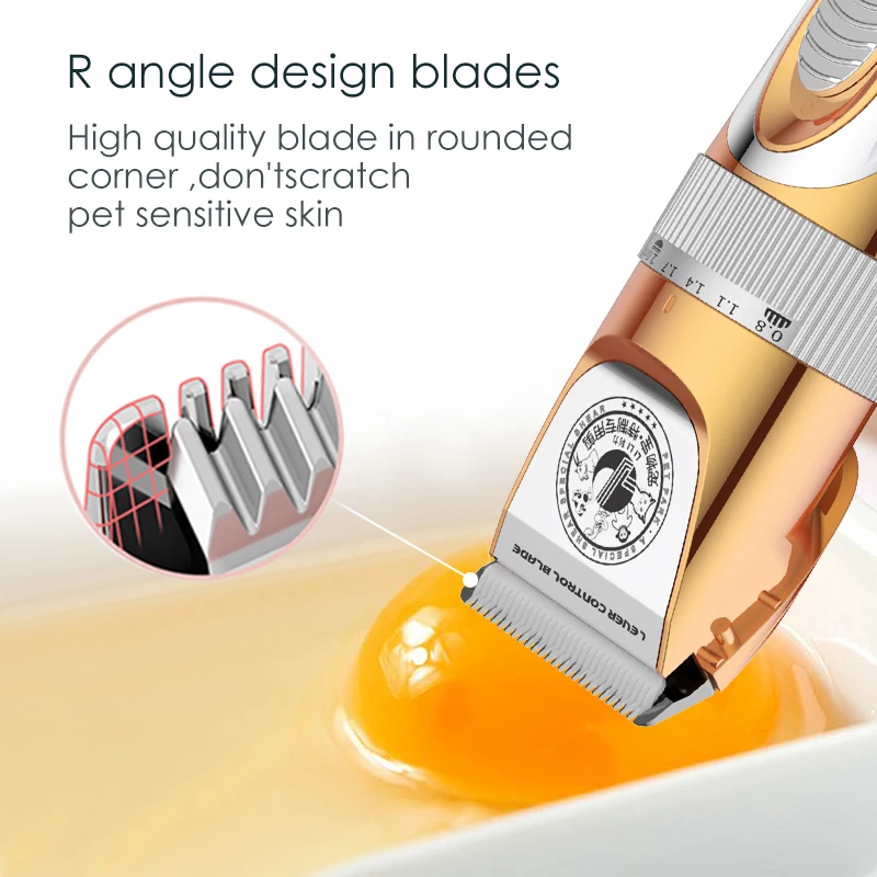 Professional high-power corded electric pet clipper pet shaver beauty instrument pet supplies dog cat