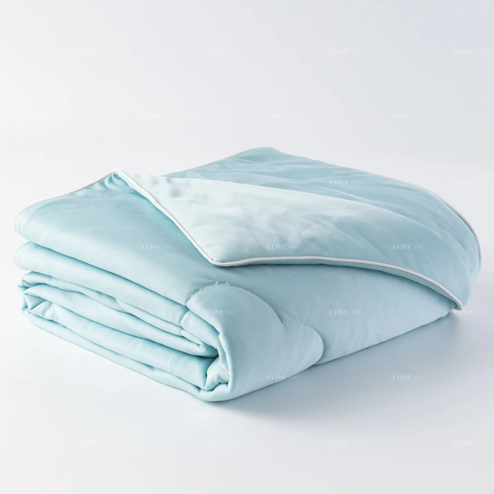 Customized summer quilt blanket king size tencel cooling comforter for hot sleepers lightweight cool blanket