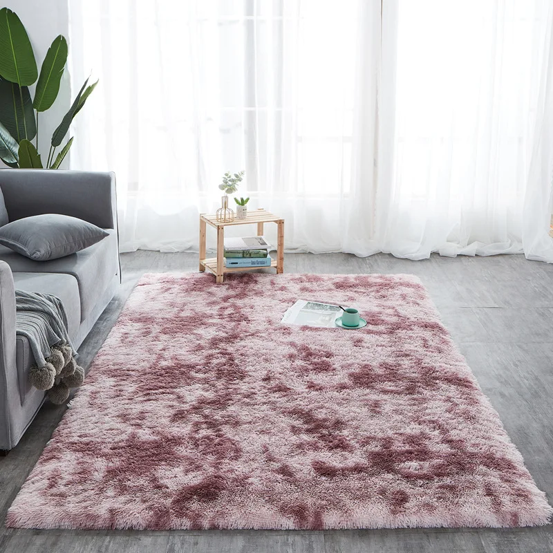 Washable floor mat Tie Dyeing Rugs Carpet living room coffee table matCarpet Modern Design Printed plush carpet