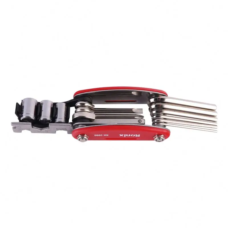 Ronix RH-2090 Model Steel Allen Wrench Cycling Mountain 14PCS Bike Maintenance Tools Bicycle Key Set with Hexagon Wrenches
