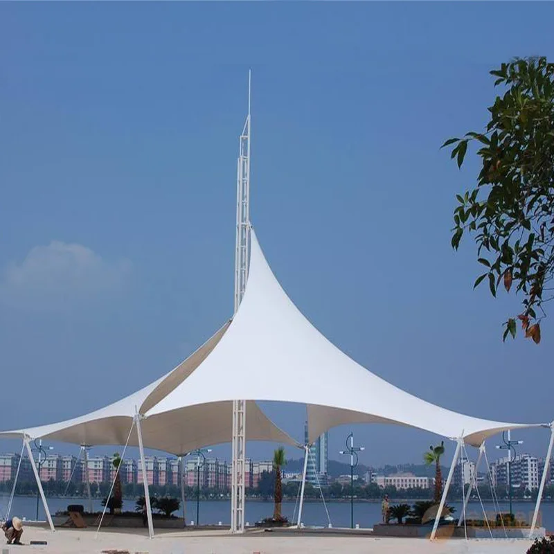 950GSM PVC Tarpaulin for Architectural Membrane Flame Retardant B1 With Certificates Double PVDF