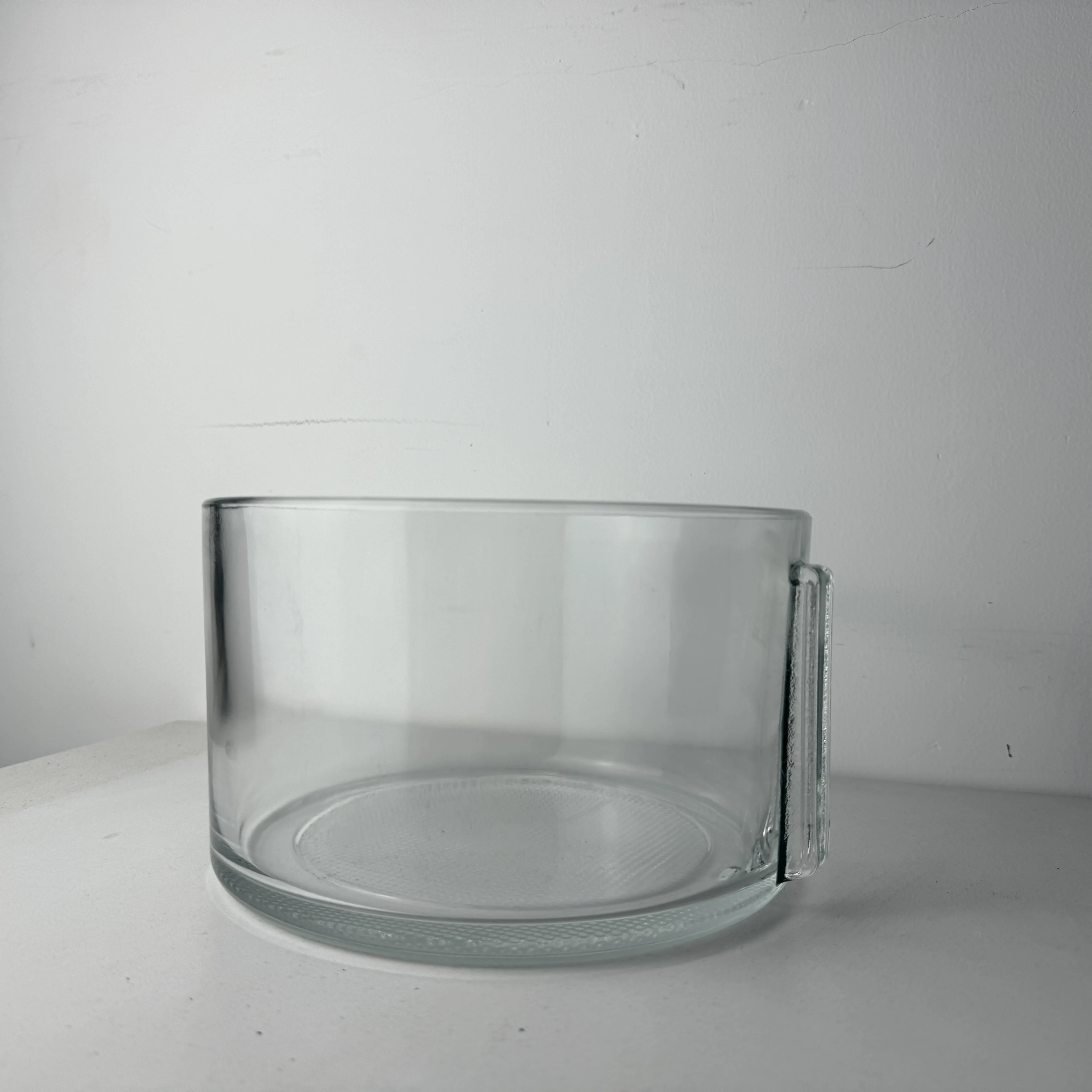 Cheap home appliances kitchen part Air fryer Borosilicate Glass Bowl 3L Round Oven Air Fryer Glass Bowl