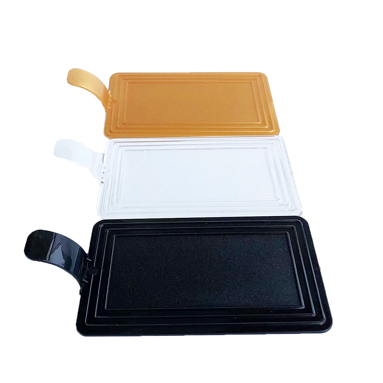 Wholesale Plastic Gold Silver Black Cake Boards PS Cake Bakery Pastry Base Disposable Birthday Wedding Small Cake Base Tray