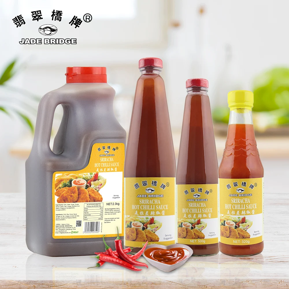 Supermarket Supplier Spicy Red Pepper Patse 320 g Molho de Chili Quente Sriracha Hot Chilli Sauce with Factory Price