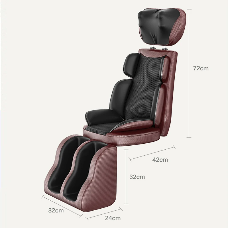 Kneading Heated Korea Vibrating Automatic Adjustable Head Cushion Massage Heat Massage Shiatsu Neck Back Cushion