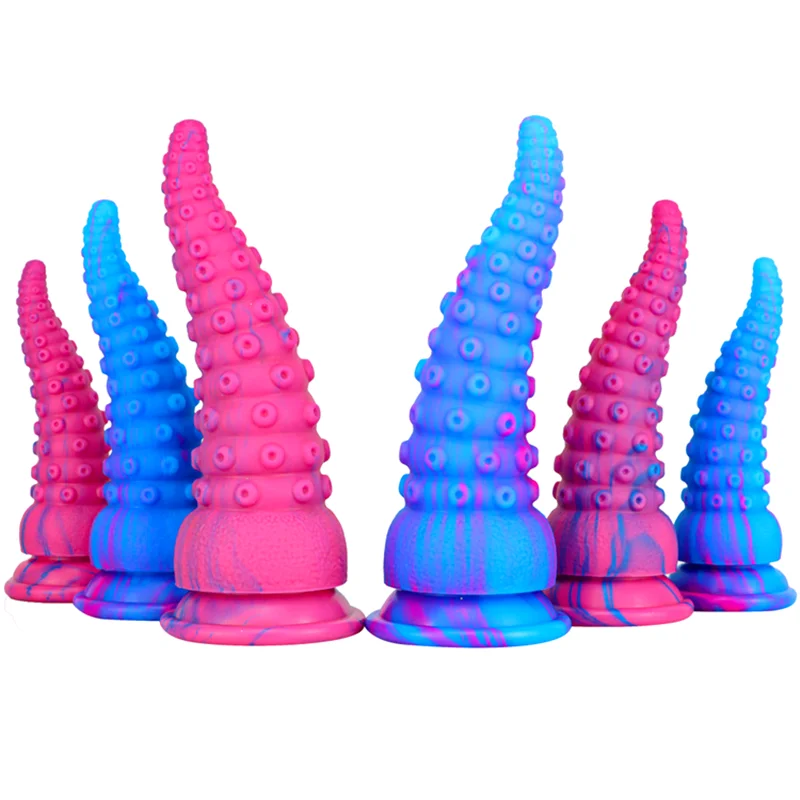 MOGlovers Tentacle Realistic Big Anal Dildo For Women With Strong Suction Cup Huge Monster Silicone Octopus Toy