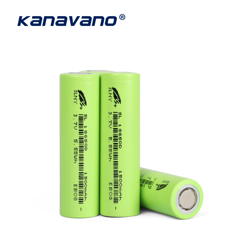 High Capacity Li-ion 3.7v 1500mah 5c 18650 lithium battery