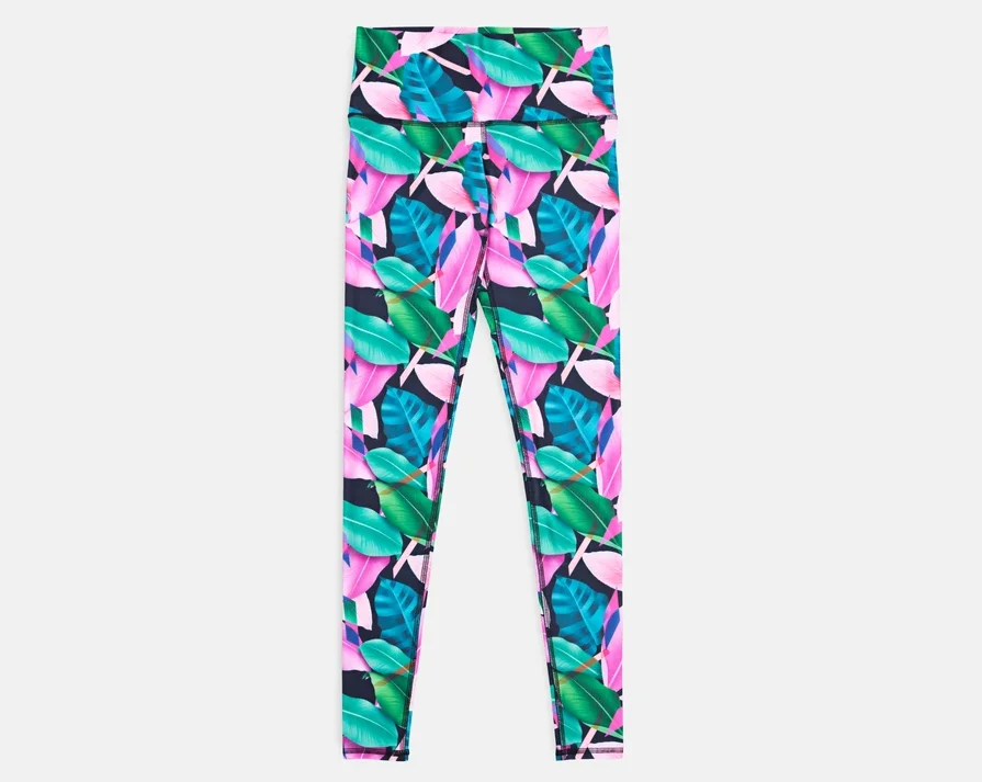 High Waist Yoga Pants 4 Ways Stretch Workout Running Yoga Fiji Yoji Leggings