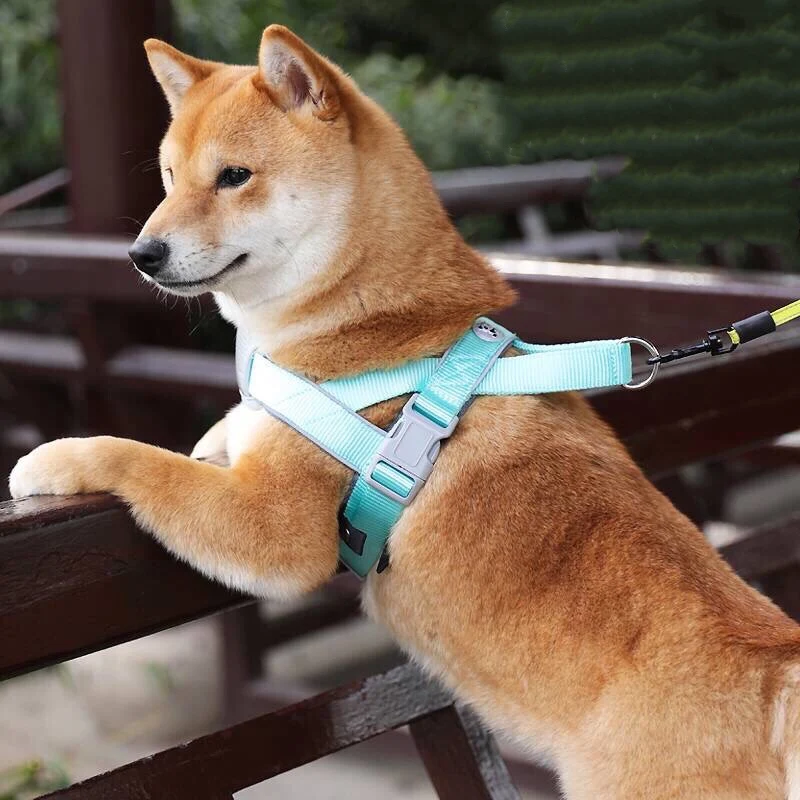 Adjustable Dog Harness Vest Pet Harness Reflective Dog Harness for Small Medium Big Dogs Walking