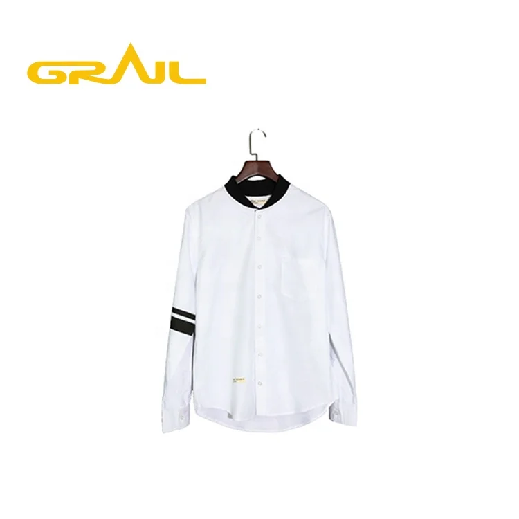 Wholesale fashionable custom spring white cotton sweater with button