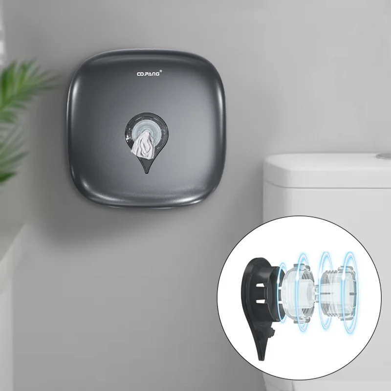 CD PANG Free sample kraft paper roll CD-8178 hand towel paper dispenser ABS jumbo roll tissue napkin