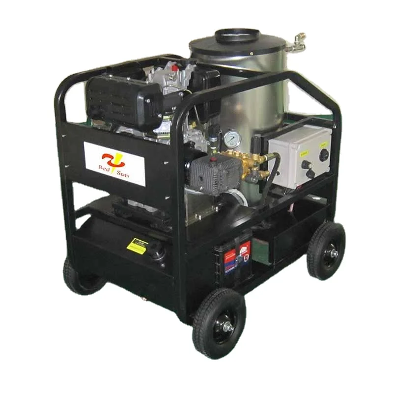 hot water high pressure cleaning equipment diesel engine steam high pressure wash machine