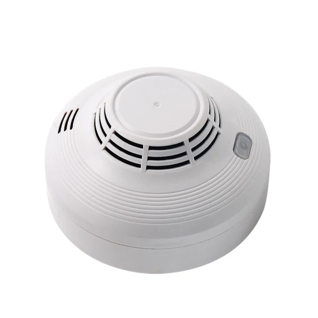 9V battery operated photoelectric sensor standalone smoke detector indoor fire protection