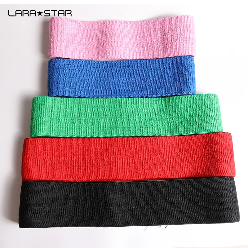 Custom Workout Resistance Band Booty Loop Comfortable Printed Fabric Exercise Leg Hip Circle Band, Fitness Elastic Glute Bands