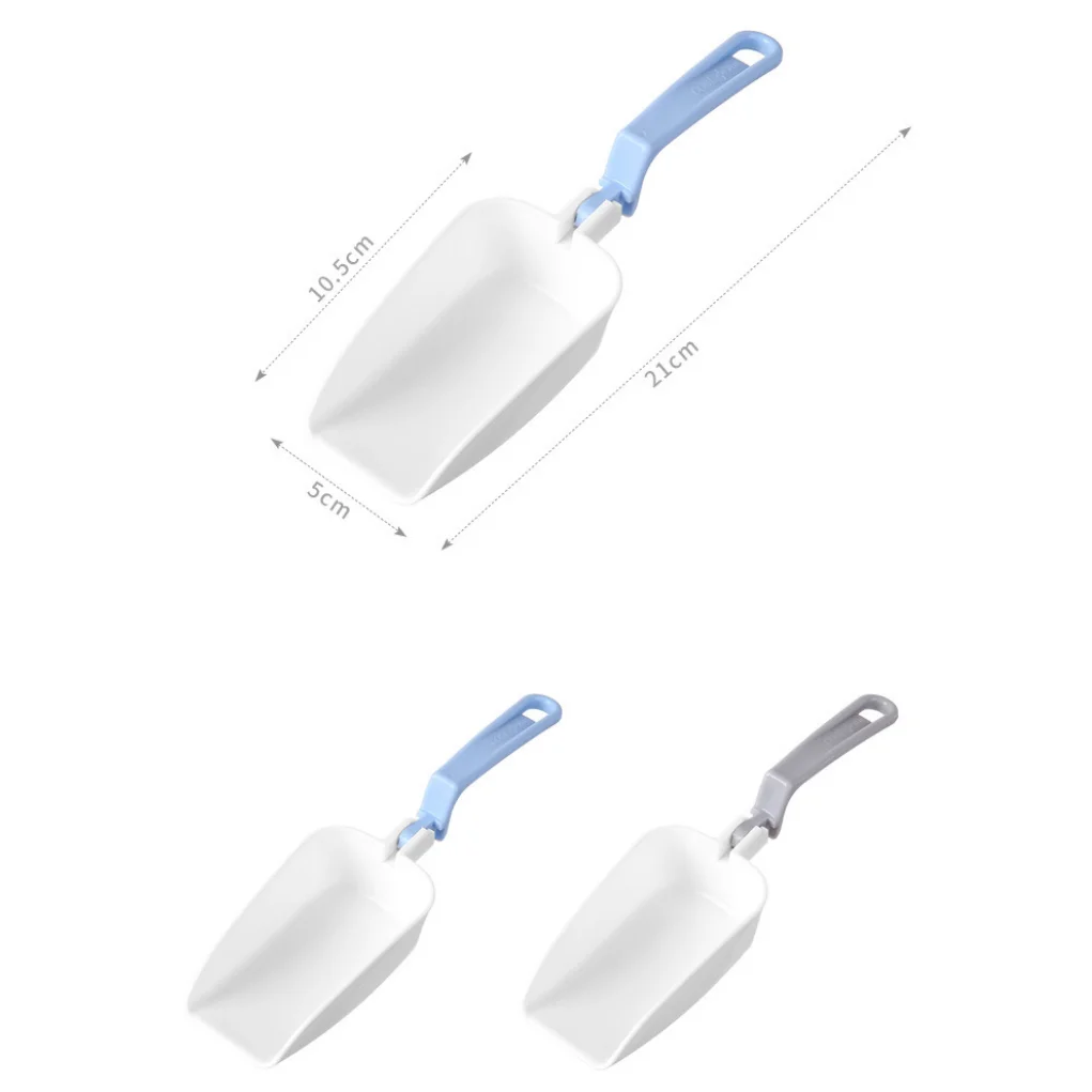 Foldable refrigerator ice shovel Plastic Multifunctional Sweet Candy Ice Scraper Buffet Bar Food Measuring Scoop Shovel