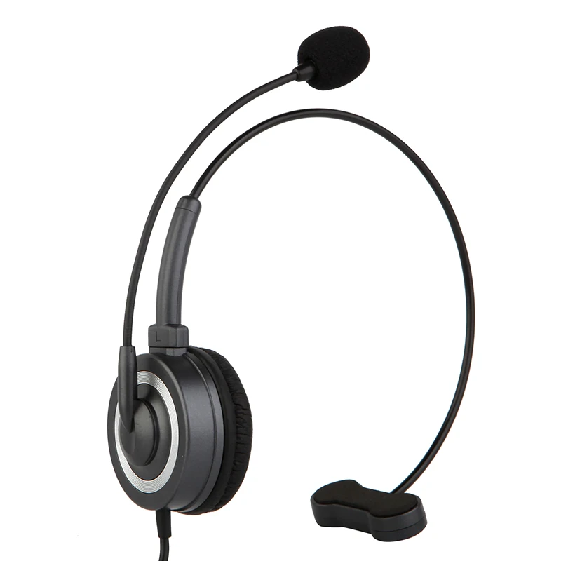 
Telecommunication Headset PC Stereo wired Headphone Noise Canceling for call center skype online meeting for office for tablet 