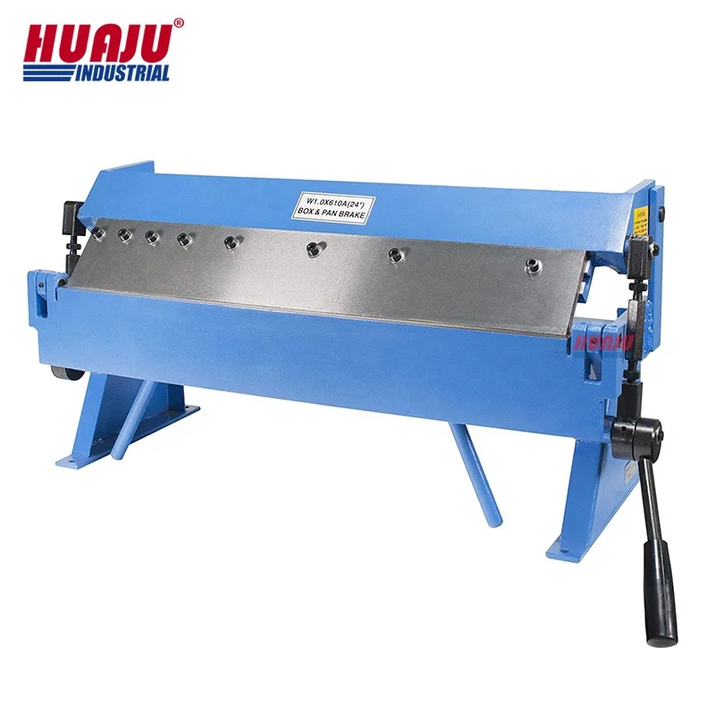 Huaju Industrial W1.0x610A 24 дюйма 20 Калибр Сковорода и коробка тормоза с регулируемыми съемными пальцами ручная Складная