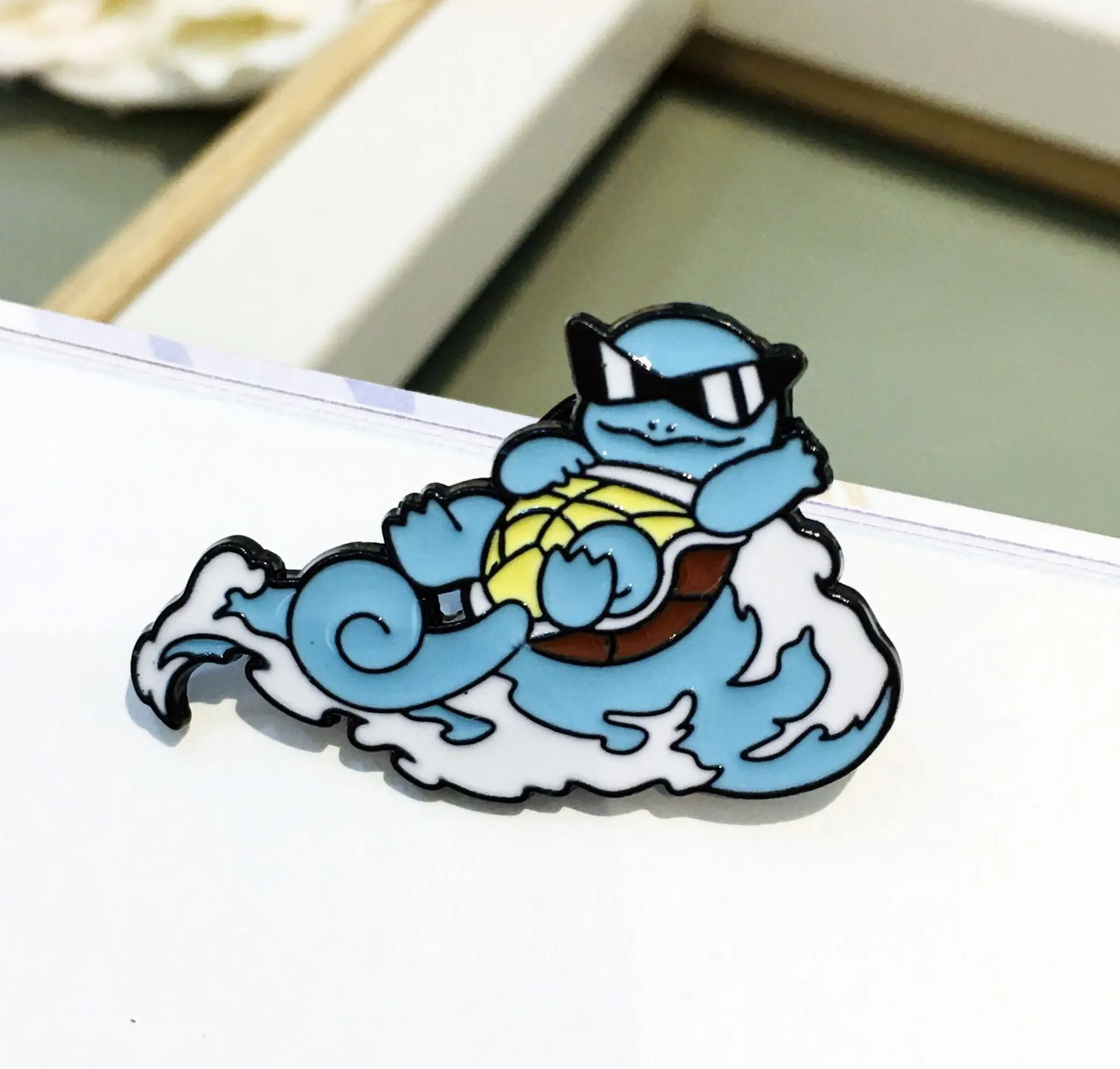 High Quality Manufacturer Custom Cute Anime Fire Breathing Dragon Design Metal Brooch Soft Enamel Pin