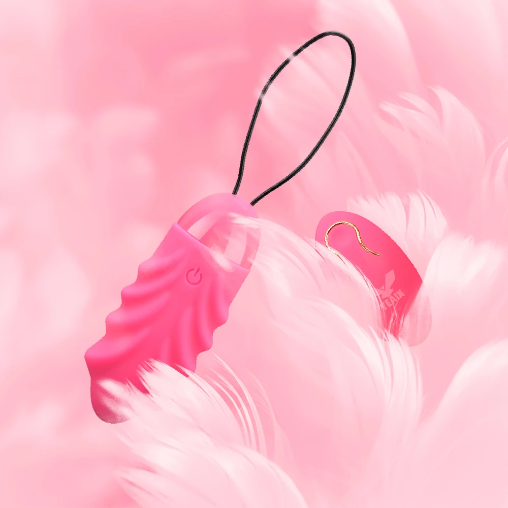 
Wireless remote control women silicone sex toys Spiral Pattern Strong vibrator shock Pleasure stimulation 10-frequency pulse 