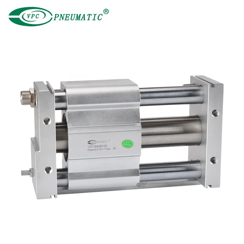 SMC CY1S Magnetically Coupled Pneumatic Air Rodless Cylinder