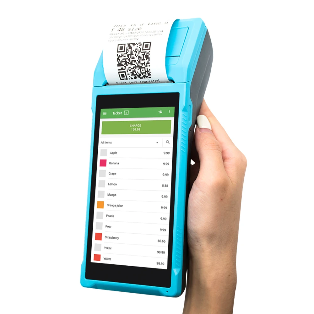 Самая низкая заводская цена Q2 Pos Android 8,1 портативный Android PDA терминальный принтер 58 мм Android Мобильный термальный принтер