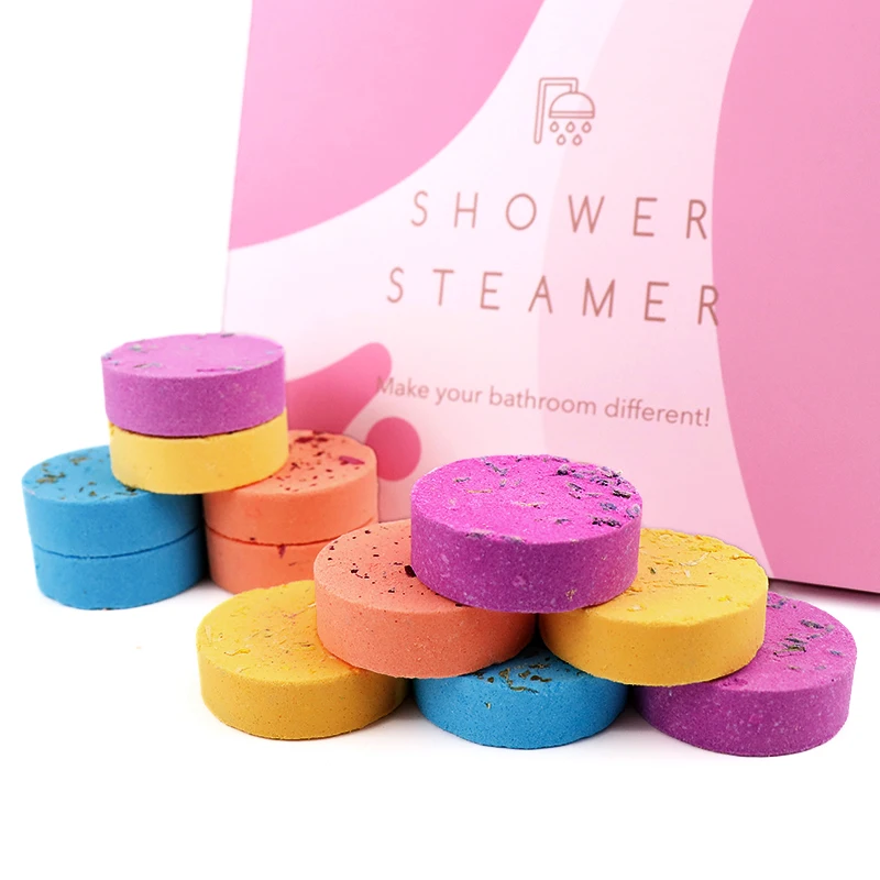 Aromatherapy Shower Tablets Long-lasting Fragrance Bathing Steamers Unique Natural Scents for A Relaxing Shower Experience