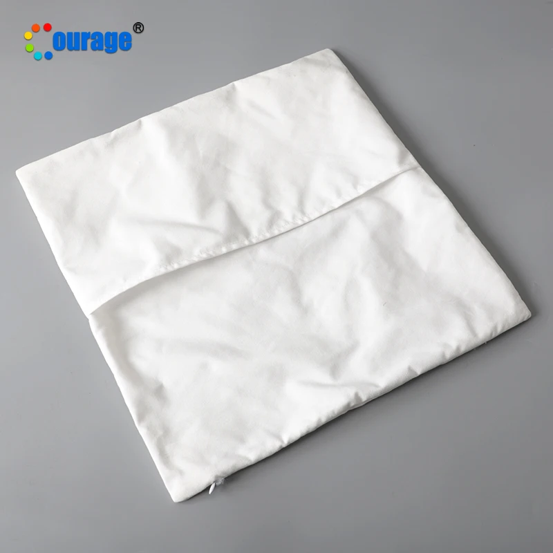 Custom blank 17 inches  polyester sublimation blank book pillow case  cushion with pocket