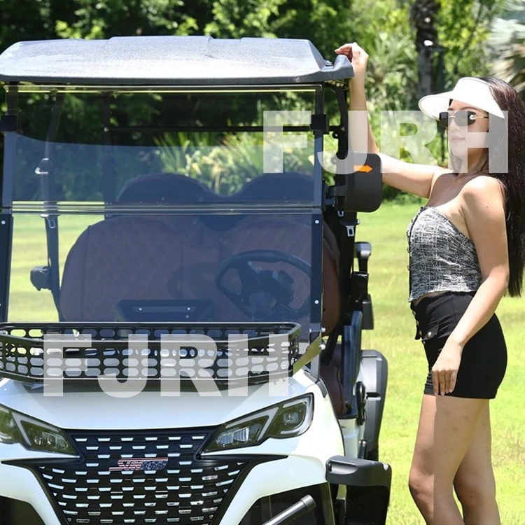 China Wholesale Manufacturers Hunting Buggy Car 6 Seaters Lifted  60V  5KW Electric Golf Cart