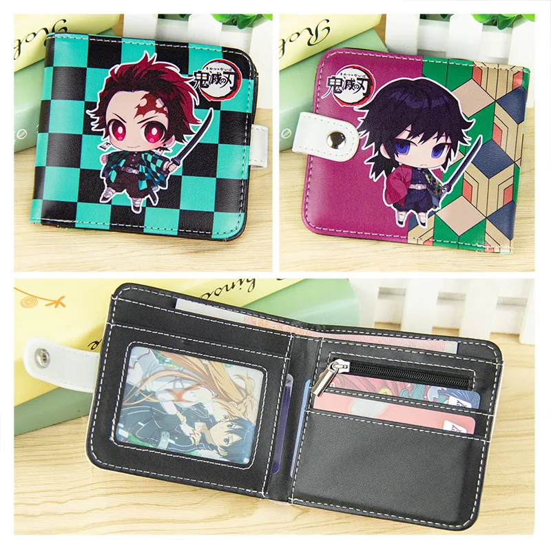 Anime Product Man wallet short demon killer Rem sword God crazy three JOJO Dragon balls animation wallet