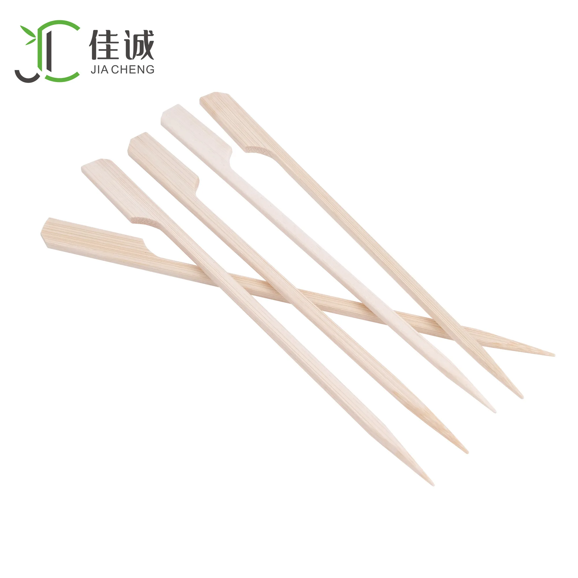 Wholesale 20cm 8inch raw Round knife Bamboo Sticks for kebab