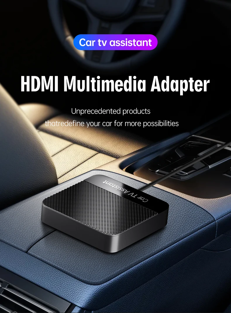 HD-port converter carplay box wireless carplay dongle for Car radio with built-in carplay Car TV mate caprlay dongle