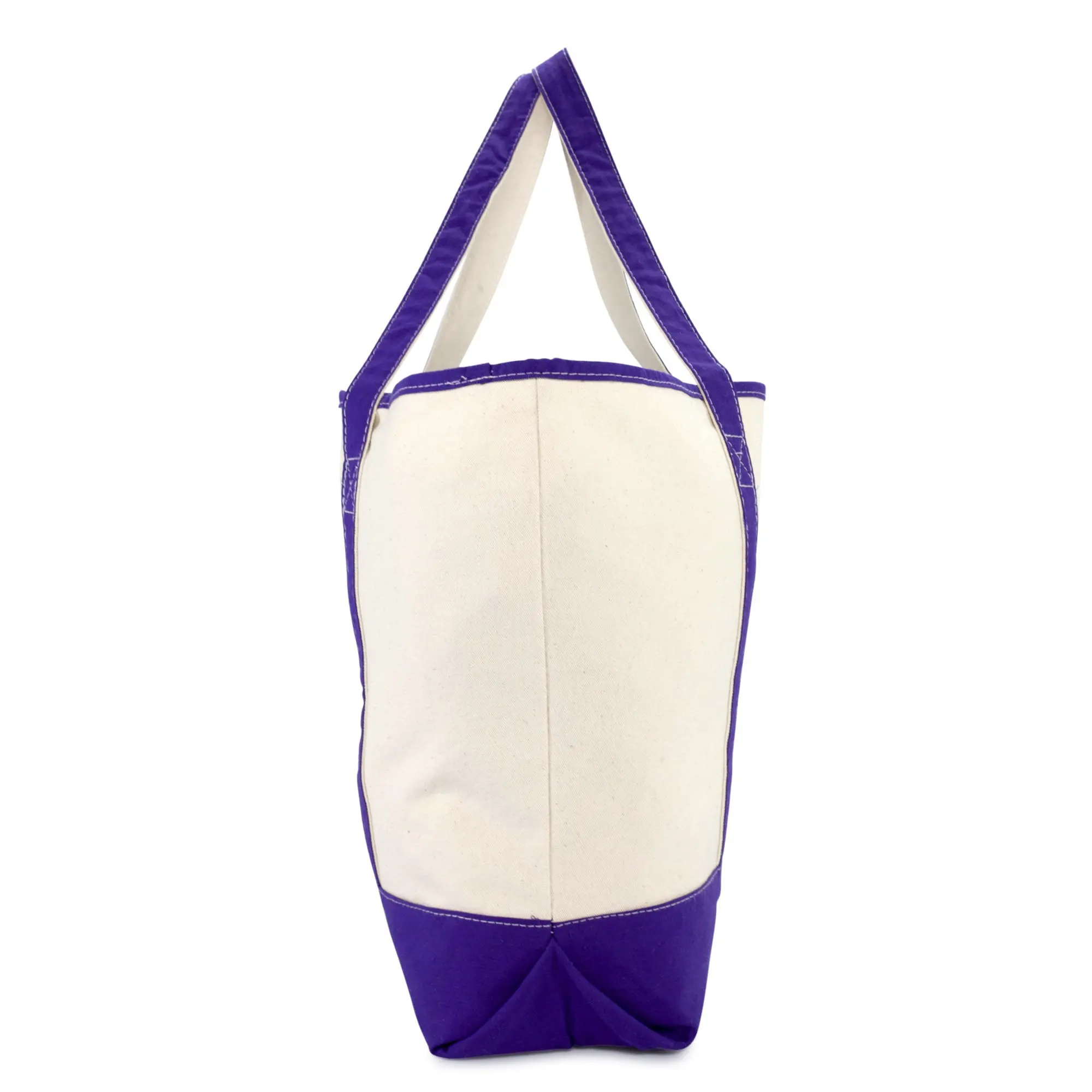 Hight Quality Heavy Cotton Canvas Bag Reusable Grocery Shopping Bag with Small Pocket for Food