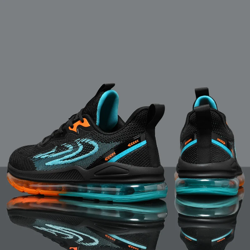 Large Size New Cushioning Rebound Lightweight Running Shoes Spring Summer Mesh Breathable Casual Shoes Wholesale