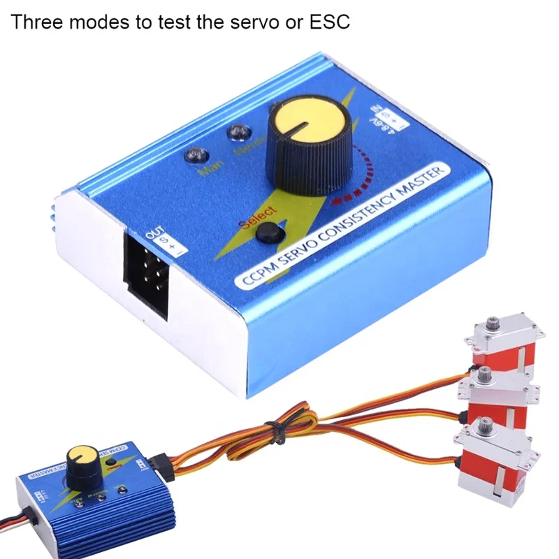 
Cheapest Factory Price Metal Servo Rc Esc Servo Tester 