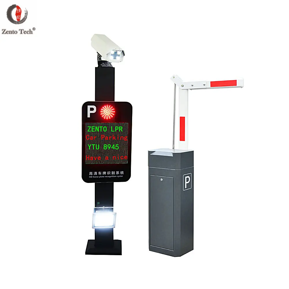 ZENTO Security LPR/ALPR License plate recognition parking system with HD camera