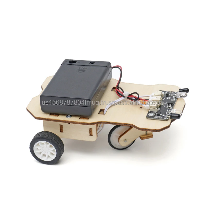 Небольшие материалы для производства древесины обучения «DIY STEM» игрушечные машины связанные с научным экспериментом учебные пособия
