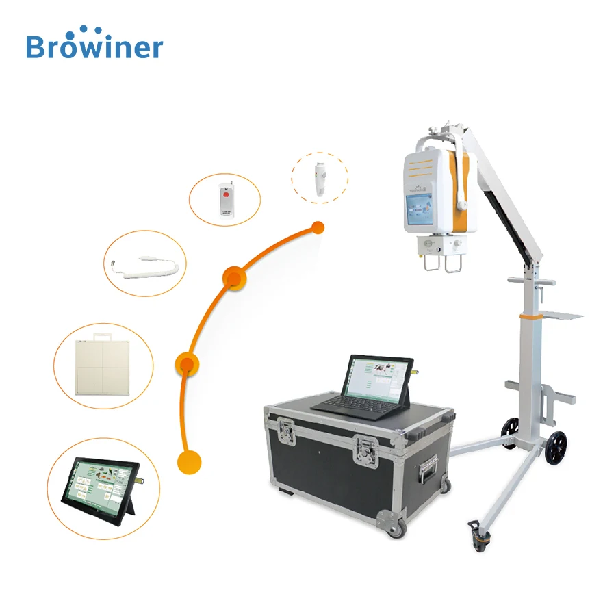 integrated x-ray machine small folding arm portable x ray detector with long-term technical support  Beatle-05VB-S