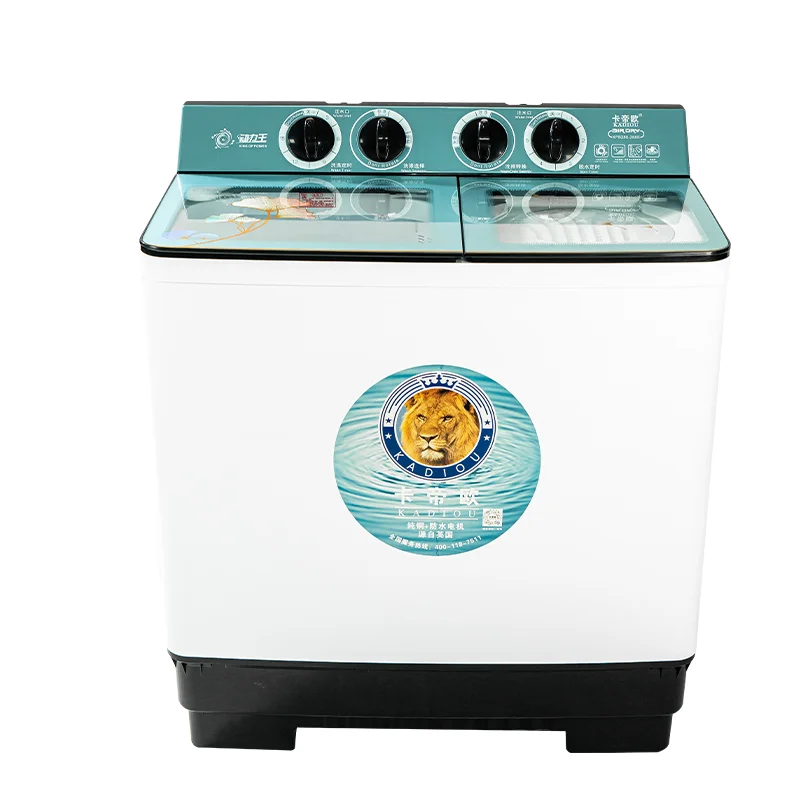 top selling clothes 28KG washer and dryer topload semi-auto laundry appliances for home hotel dormitory