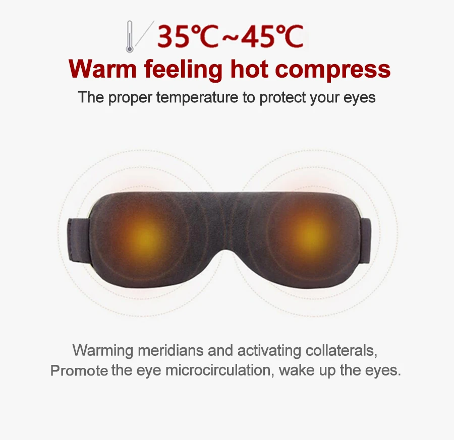 
Betters Best-Selling 618 Multifrequency Vibration Smart Electric Massager for Eyes Care 