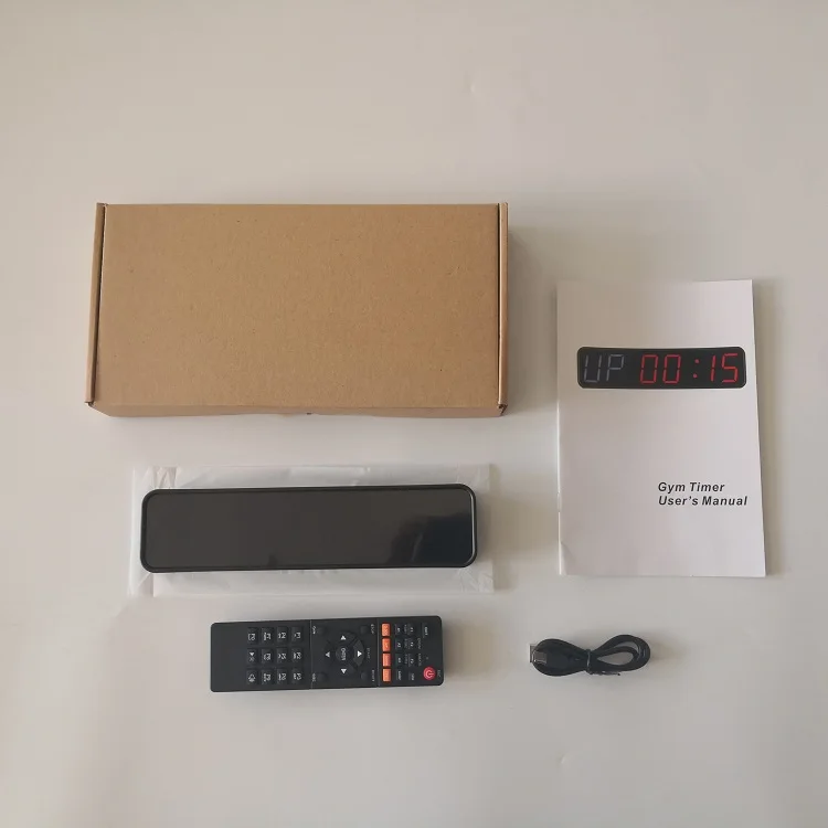 Jhering 6 Digits MMA Tabata Stopwatches Interval Fitness Training Timer Boxing Clock